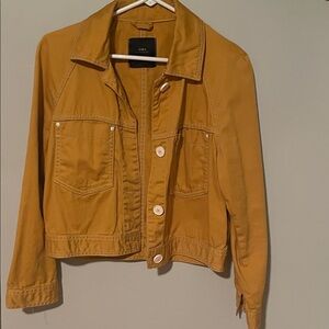 Zara Women's Mustard Jean Jacket